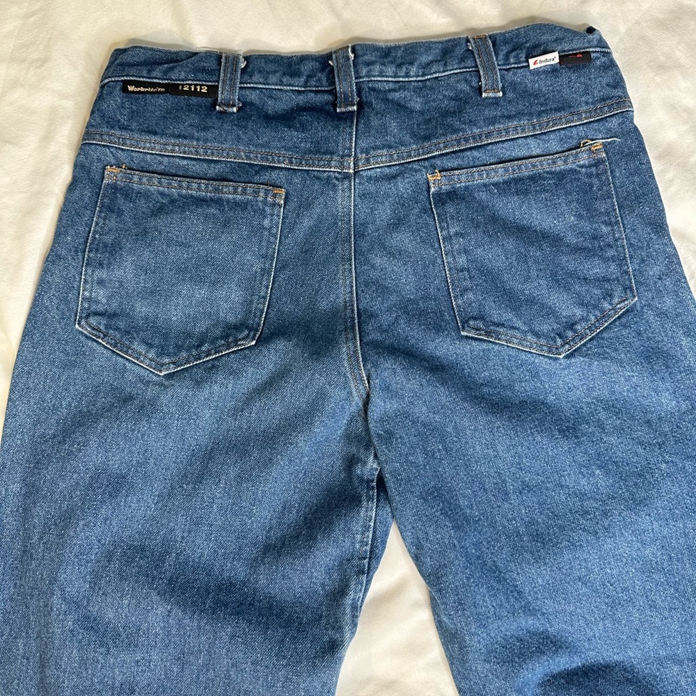 Workrite Denim Flame Resistant Construction Work … - image 3